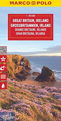 Editions Marco Polo - Carte de Grande-Bretagne et Irlande