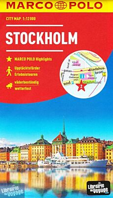 Marco Polo Verlag - Plan de ville - Stockholm