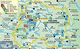 Topo-guide FFRandonnée - Réf.D051 - La Marne à pied