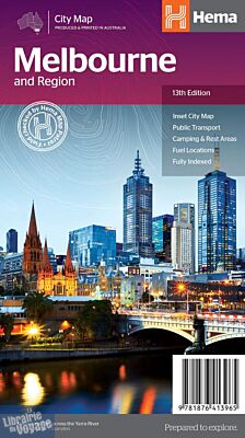Hema maps - Carte routière - Melbourne et ses environs