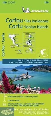 Michelin - Carte n°140 - Corfou et les îles ioninennes