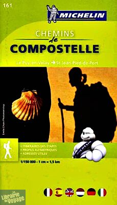 Michelin - Atlas n°161 - Chemins de Compostelle - Du Puy en Velay à Saint Jean Pied de Port