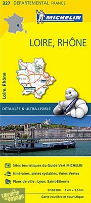 Michelin - Carte "Départements"  N°327 - Loire - Rhône