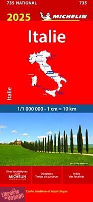 Michelin - Carte N°735 - Italie - Edition 2025