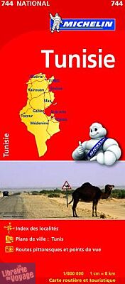 Michelin - Carte N°744 - Tunisie