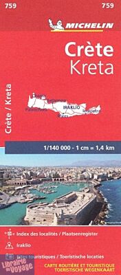 Michelin - Carte N°759 - Crète
