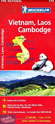Michelin - Carte N°770 - Vietnam - Laos - Cambodge