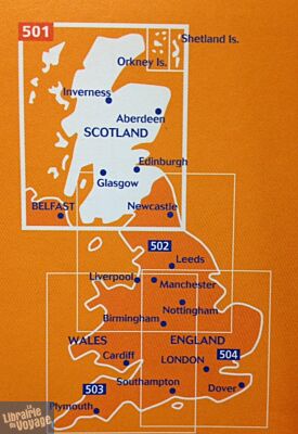 Michelin - Carte routière - Réf.501 - Ecosse