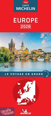 Michelin - Carte routière - Réf.705 - Europe - Edition 2026