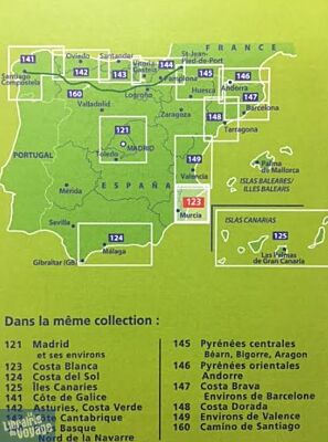 Michelin - Carte Zoom Espagne n°123 - Costa Blanca