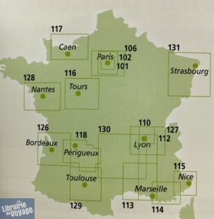 Michelin - Carte Zoom France n°131 - Forêt Noire, Alsace, Vallée du Rhin