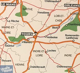 Michelin - Carte Zoom France n°116 - Val de Loire et ses châteaux