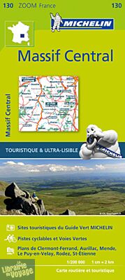 Michelin - Carte Zoom France n°130 - Massif central