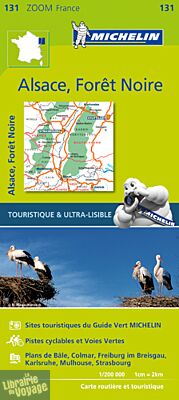 Michelin - Carte Zoom France n°131 - Forêt Noire, Alsace, Vallée du Rhin