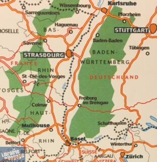 Michelin - Carte Zoom France n°131 - Forêt Noire, Alsace, Vallée du Rhin