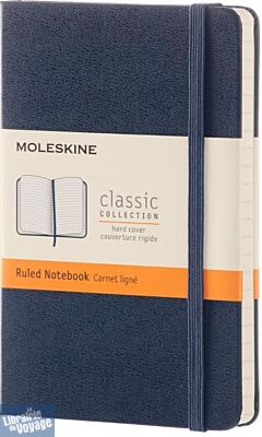 Moleskine - Carnet format poche classique - Rigide - Bleu saphir 
