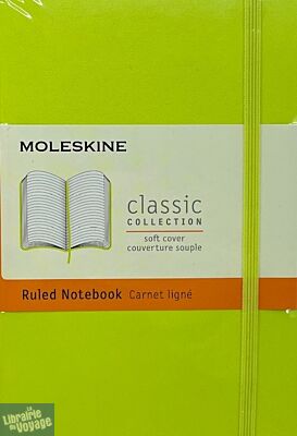 Moleskine - Carnet format poche classique - Souple - Vert clair