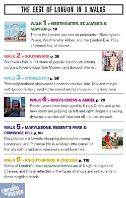 Moon publishing - Guide en anglais - Moon London walks, see the city like a local (Londres)