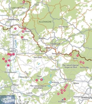 Glénat - Guide de randonnées - Le P'tit Crapahut - En Moselle (Autour de Metz, Thionville, Sarrebourg, PNR de Lorrain, Sud du massif des Vosges)
