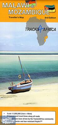 Tracks4africa - Carte du Malawi et Mozambique