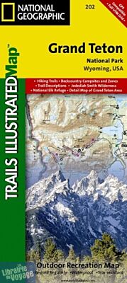 National Geographic - Carte - N° 202 - Grand Teton National Park