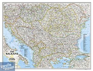 National Geographic - Carte murale papier - Balkans