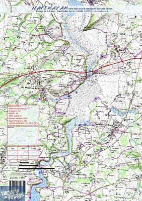 Navikayak - Carte de kayak de mer - NVK-P-0051 - La Rance - De Saint-Suliac à Lyvet