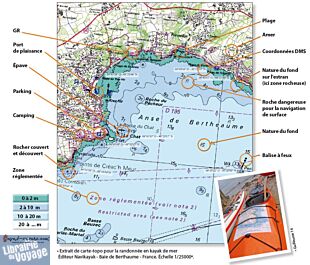 Navikayak - Carte de kayak de mer - NVK-P-0131 - De la Roche pelée à Saint-Malo