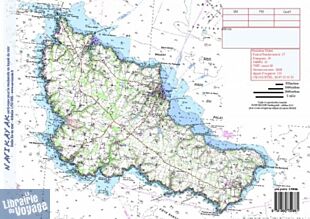 Navikayak - Carte de kayak de mer - NVK-P-0256 - Belle-île-en-mer