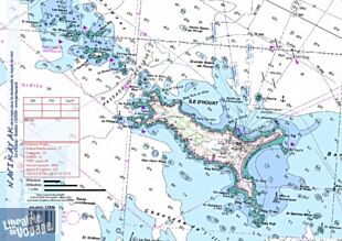 Navikayak - Carte de kayak de mer - NVK-P-0288 - Île d'Houat