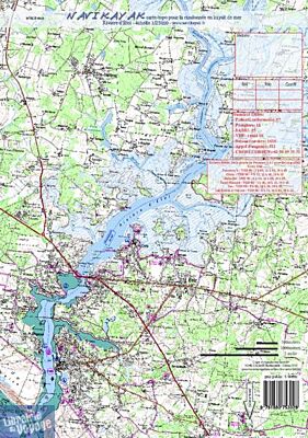 Navikayak - Carte de kayak de mer - NVK-P-0423 - Rivière d'Etel