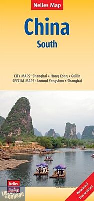 Nelles - Carte de Chine - Sud (De Shanghai à Kunming) 