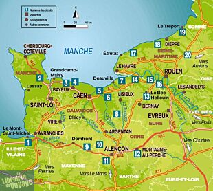 Chamina - Guide de randonnées à vélo - Boucles à vélo Normandie