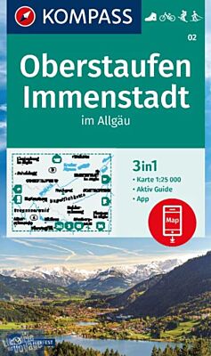 Kompass - Carte de randonnées - n°02 - Oberstaufen / Immenstadt im Allgau
