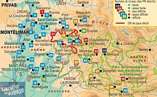 Topo-guide FFRandonnée - Réf.P262 - La Drôme Provençale à pied 