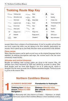 Trailblazer Publishing - Guide (en anglais) - Peru's cordilleras Blanca & Huayhuash - The hiking & biking guide