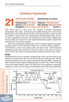 Trailblazer Publishing - Guide (en anglais) - Peru's cordilleras Blanca & Huayhuash - The hiking & biking guide