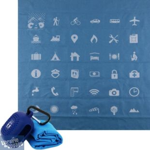 C.A.O Outdoor - Serviette de voyage "Pictos" (ref.8699)a