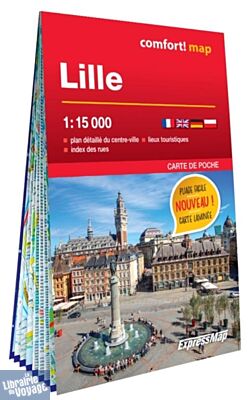 ExpressMap - Plan plastifié de Lille