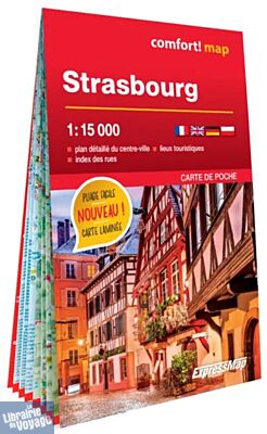 ExpressMap - Plan plastifié de Strasbourg