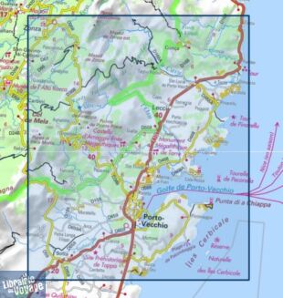 I.G.N - Carte au 1-25.000ème - TOP 25 - 4254ET - Porto Vecchio - PNR de Corse