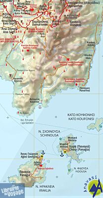 Anavasi - Carte - R1 - Cyclades - Îles Argosaroniques