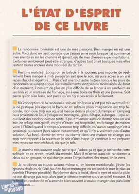 Editions La Fontaine de Siloë - Guide - Le randonneur gastronome (bien manger en randonnée)