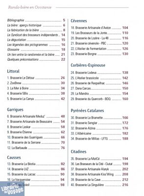 Editions Chemins des crètes - Guide - Rando bière en Occitanie - Tome 1 : Gard, Hérault, Aude, Pyrénées Orientales, Lozère, Aveyron (Belles balades et brasseries artisanales de qualité)