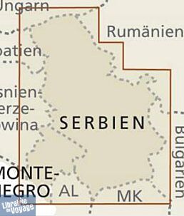 Reise-Know-How Maps - Carte - Serbie - Monténégro - Kosovo