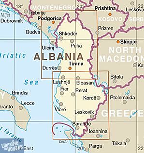 Reise Know-How Maps - Carte - Albanie