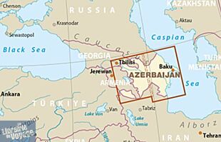 Reise Know-How Maps - Carte - Azerbaïdjan