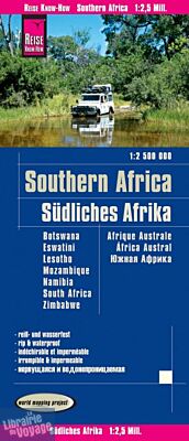 Reise Know-How Maps - Carte de l'Afrique australe