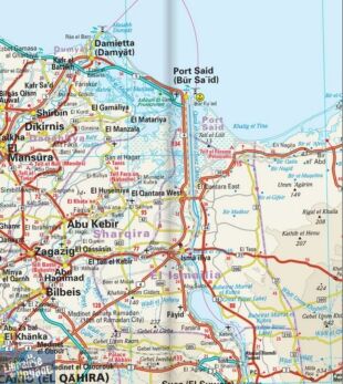 Reise Know-How Maps - Carte de l'Egypte 