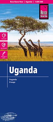 Reise Know-How Maps - Carte de l'Ouganda